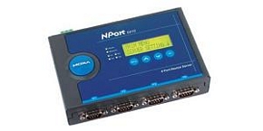 Moxa NPort 5450 w/ adapter Serial to Ethernet converter